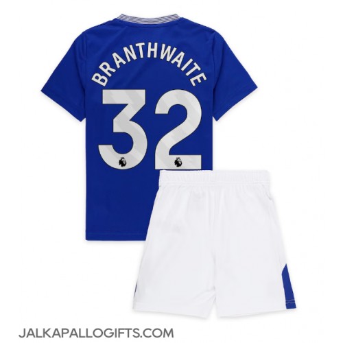 Everton Jarrad Branthwaite #32 Koti Peliasu Lasten 2024-25 Lyhythihainen (+ Lyhyet housut)